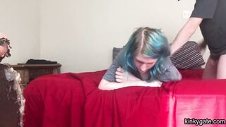 Gohitc slut Amy squirms as I punish her