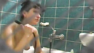 my horny stepmom takes a shower