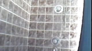 My hott girlfriend taking a shower hidden cam