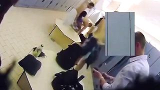 Masturbating in a crowded locker room