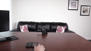 Teen Leah Backroom Couch Casting