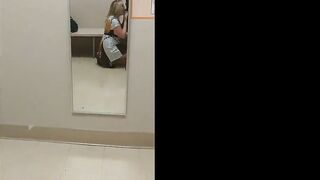 Dressing room Blowjob Interrupted