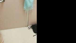 Dressing room Blowjob Interrupted