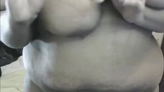 Cute BBW fucks face with dildo - Nasty!