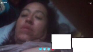 mature masturbating on skype