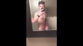 Jerking In The Bathroom