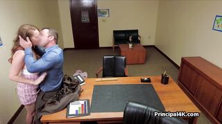 Big titty milf lawyer ends up blowing a principal