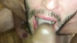 Sucking and Swallowing an Indian Load