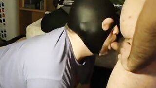 Verbal Bear Master Uses Slave BJ Huge Facial