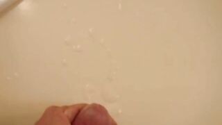 Closeup masturbation hand fucking cumshot load jizz