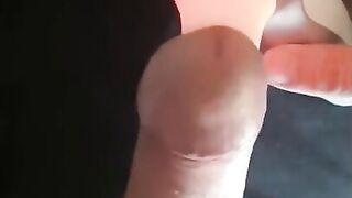 Womanizer male moaning intense orgasm