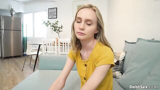 Slender Blonde Teen Takes BBC