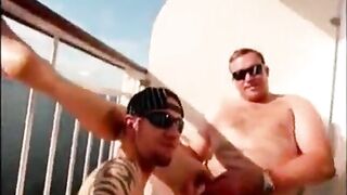 White Thug Sucks Rich Man on Cruise ship