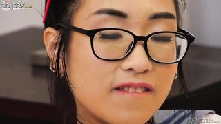 Chinese Nerd Deep Fucked