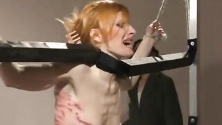 Slender Sub Whipping Torture