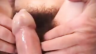 Super Haired Brunette Anal