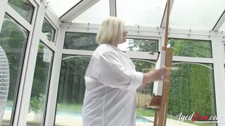 AGEDLOVE Mature Lady Lacey Starr Hardcore Art Lesson With Luke Hotrod