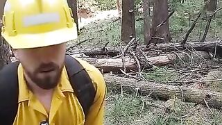 real wildfire worker