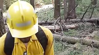 real wildfire worker