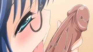 Teen bookish babe seduce her BF - Hentai Uncensored