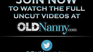 OLDNANNY Solo Mature Self Stroking and Masturbation