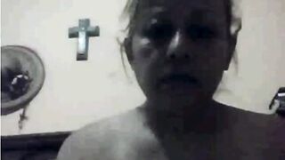 Mexican Milf masturbating